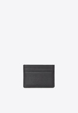 Valentino VLogo Grained Leather Cardholder Black 3Y2P0U45-YGP-0NO
