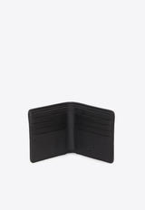 Valentino VLogo Grained Leather Wallet Black 3Y2P0445-YGP-0NO
