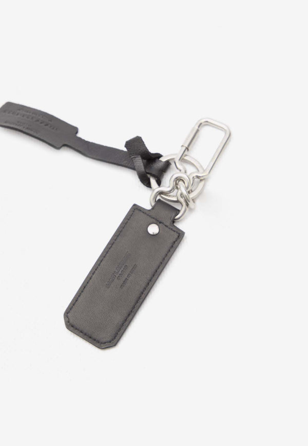 Saint Laurent Cassandre Leather Key-Ring  777523-BWR0E-1000