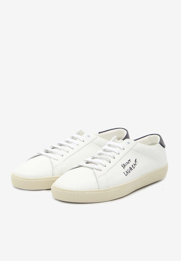 Saint Laurent Court Classic Smooth Leather Sneakers 610685-AABEE-9061
