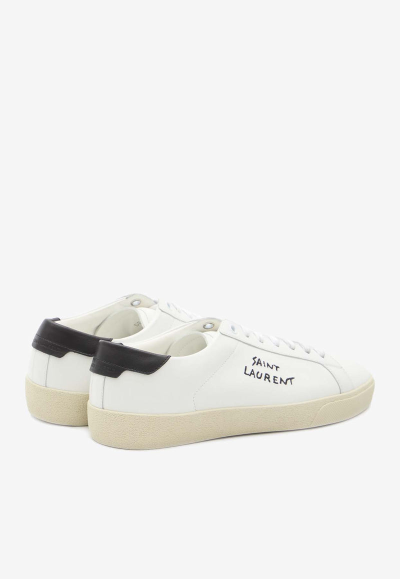Saint Laurent Court Classic Smooth Leather Sneakers 610685-AABEE-9061