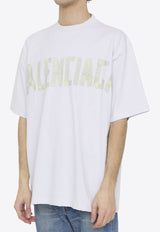 Balenciaga Tape Type Logo Crewneck T-shirt White 739784-TOVA9-9000