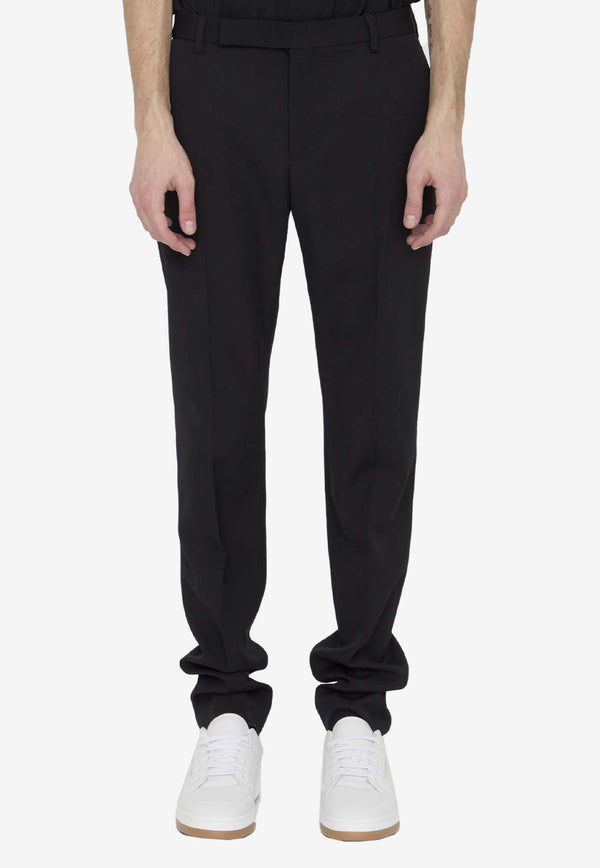 Saint Laurent Wool Slim Tailored Pants 607843-Y512W-1000