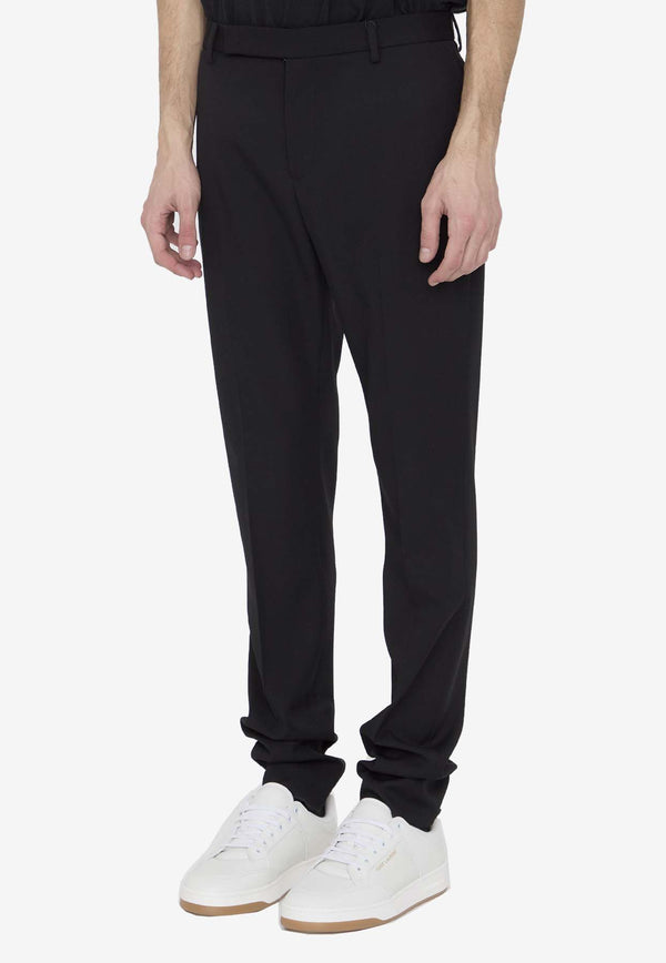 Saint Laurent Wool Slim Tailored Pants 607843-Y512W-1000