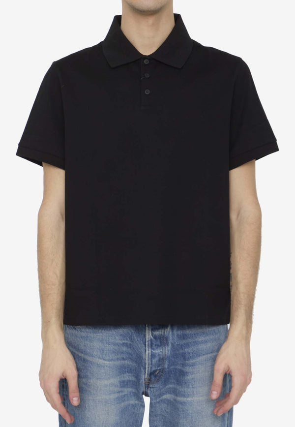 Saint Laurent Short-Sleeved Polo T-shirt 712300-YB2OC-1000