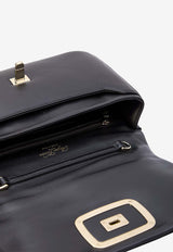 Roger Vivier Viv' Choc Leather Shoulder Bag  RBWAOGJ0200-YDR-B999