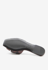 Saint Laurent Tribute Patent Leather Flat Sandals 572761-1TW00-2094