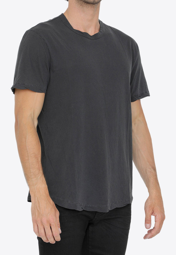 James Perse Basic Crewneck T-shirt Gray MKJ3360--CRP