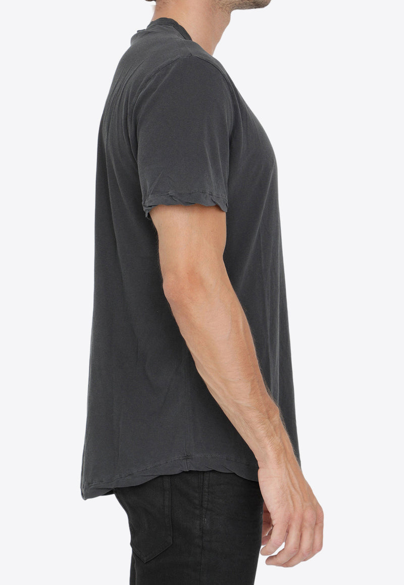 James Perse Basic Crewneck T-shirt Gray MKJ3360--CRP