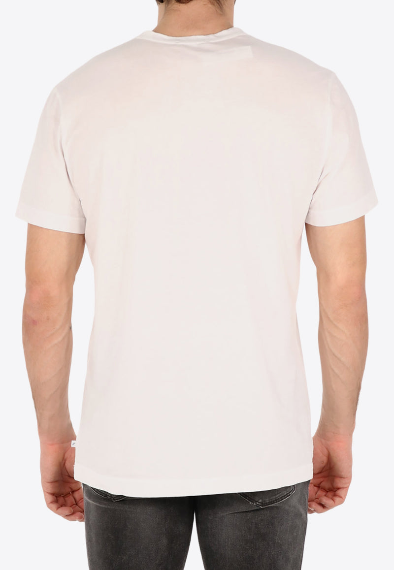 James Perse Basic Crewneck T-shirt Cream MLJ3311--WHT
