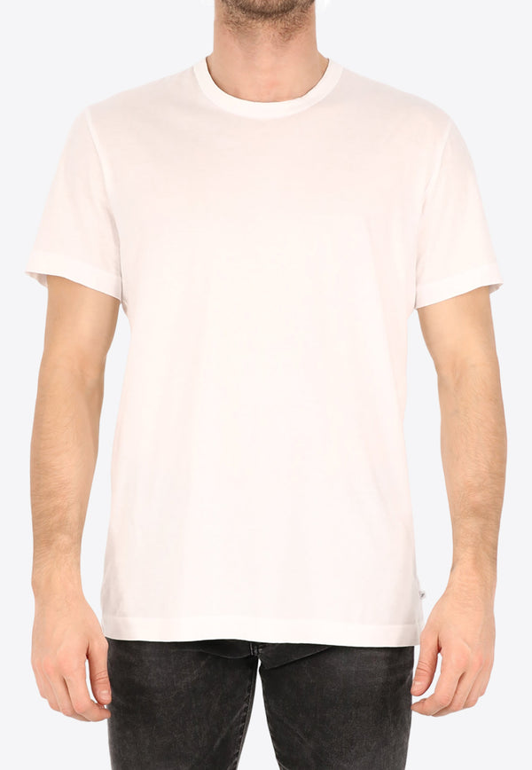James Perse Basic Crewneck T-shirt Cream MLJ3311--WHT
