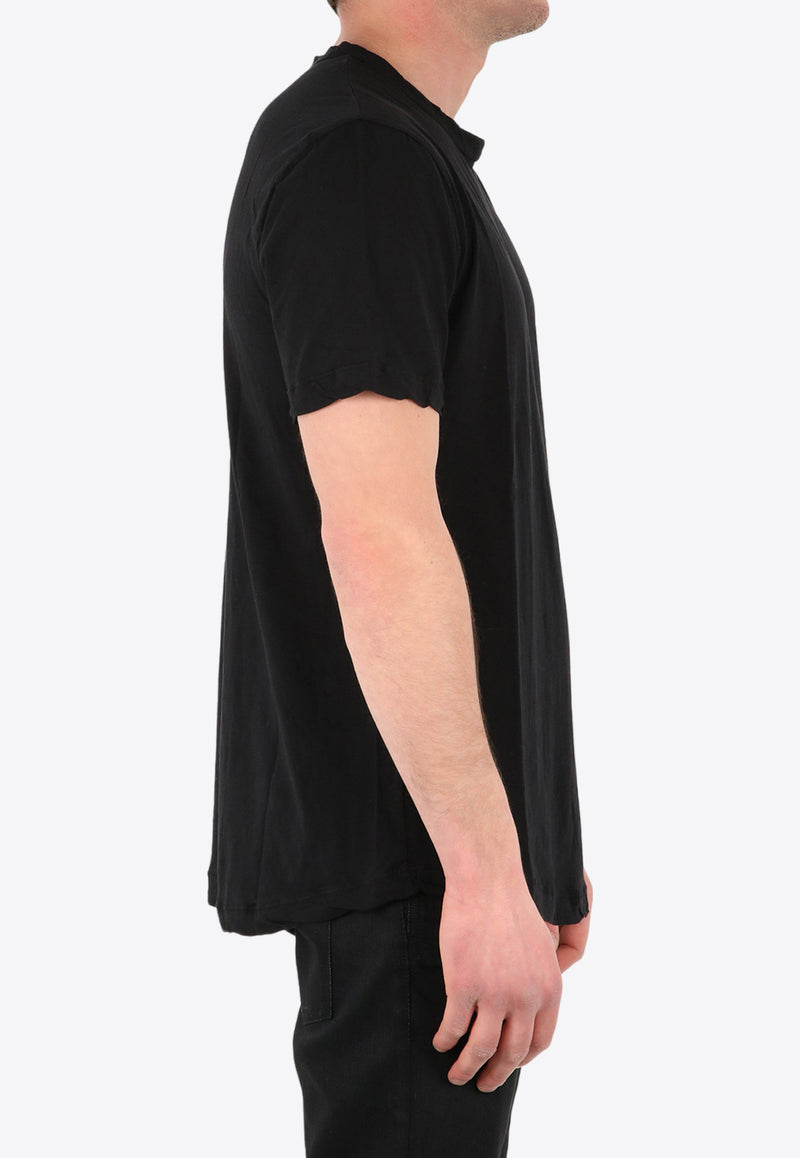 James Perse Basic Crewneck T-shirt Black MKJ3360--BLK