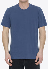 James Perse Basic Crewneck T-shirt Blue MLJ3311--LKEP