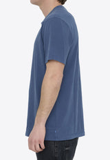 James Perse Basic Crewneck T-shirt Blue MLJ3311--LKEP