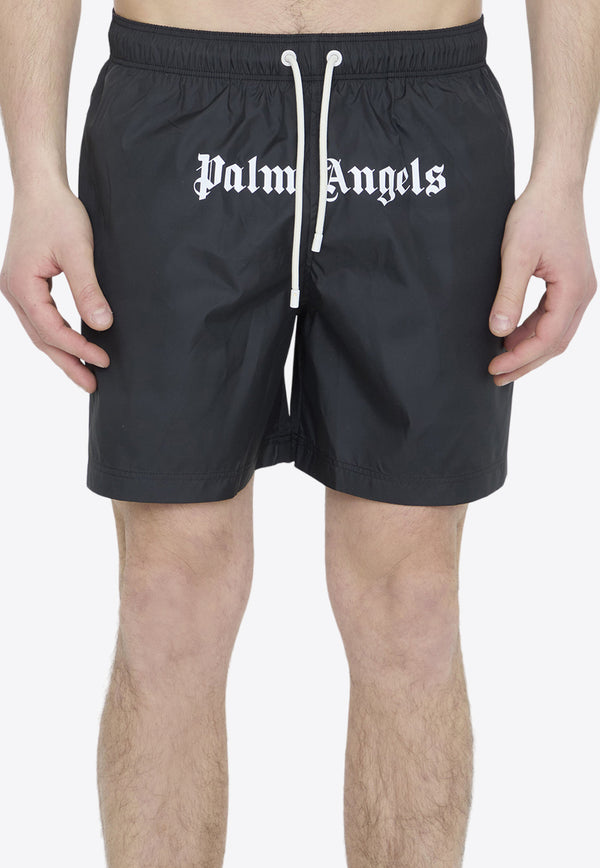 Palm Angels Logo Swimshorts  PMFD002S24FAB006--1001