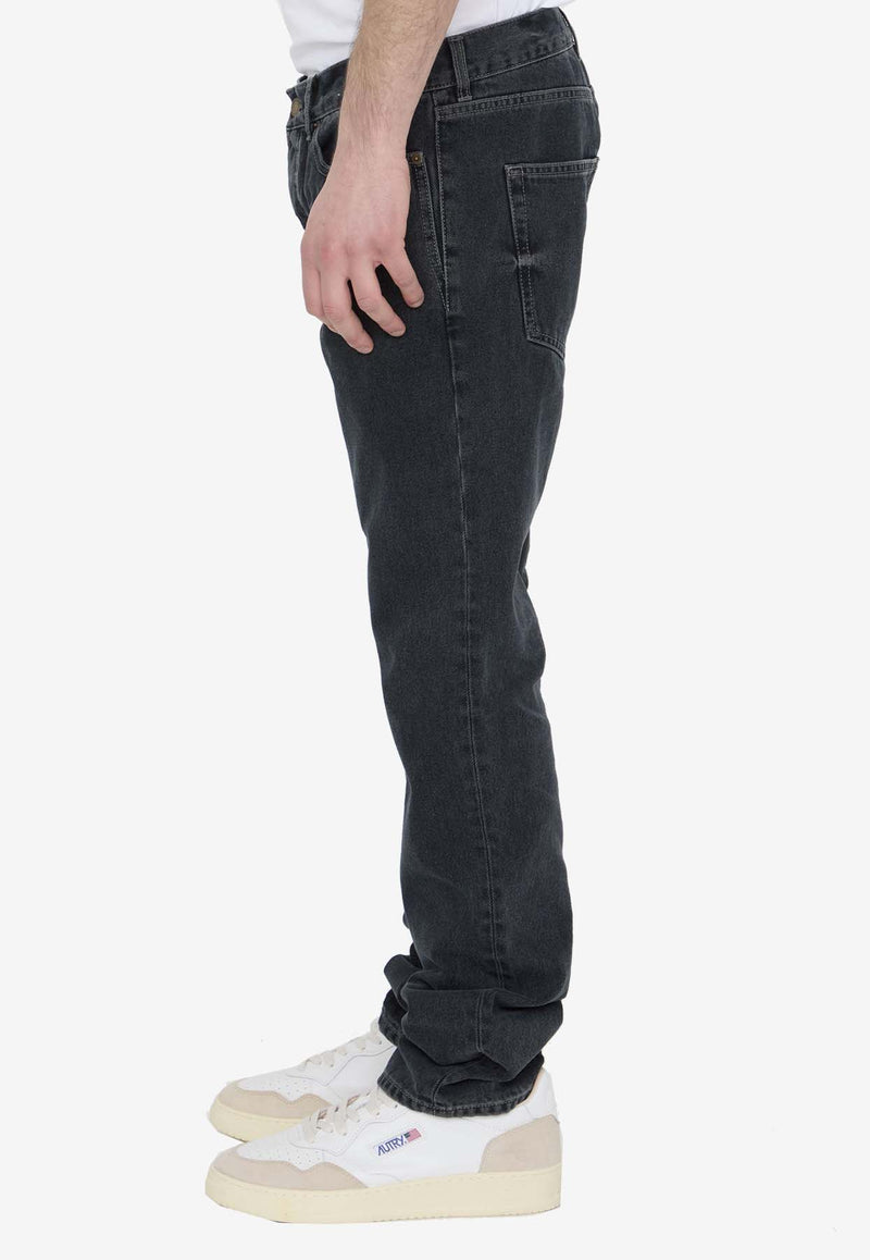 Saint Laurent Classic Straight-Leg Jeans 597052-Y07TE-3962