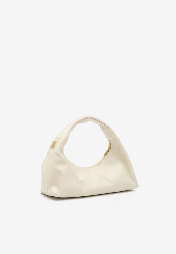 Off-White Arcade Nappa Leather Shoulder Bag White OWNN174S24LEA001--0400