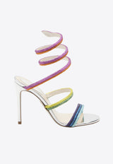 Rene Caovilla Rainbow 105 Crystal Embellished Sandals Multicolor C12070105-R001-X269