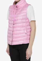 Herno Reversible Quilted and Padded Vest Pink PI001844D-12017-4021