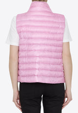 Herno Reversible Quilted and Padded Vest Pink PI001844D-12017-4021