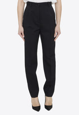 Dolce & Gabbana High-Rise Wool Blend Pants Black FTAM0T-FU28J-N0000