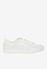 Saint Laurent Court Classic Perforated Leather Sneakers 603223-1JZ10-9030