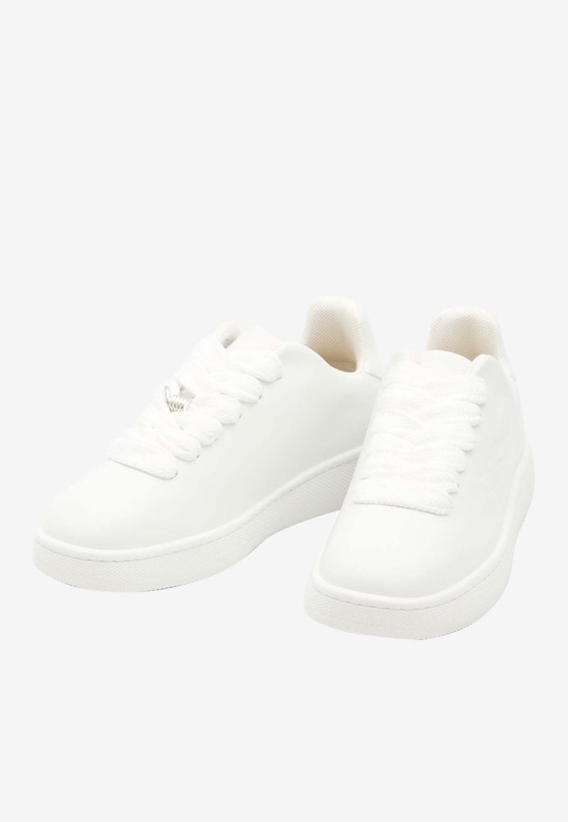 Burberry Box Calf Leather Sneakers White 8083385--A1464