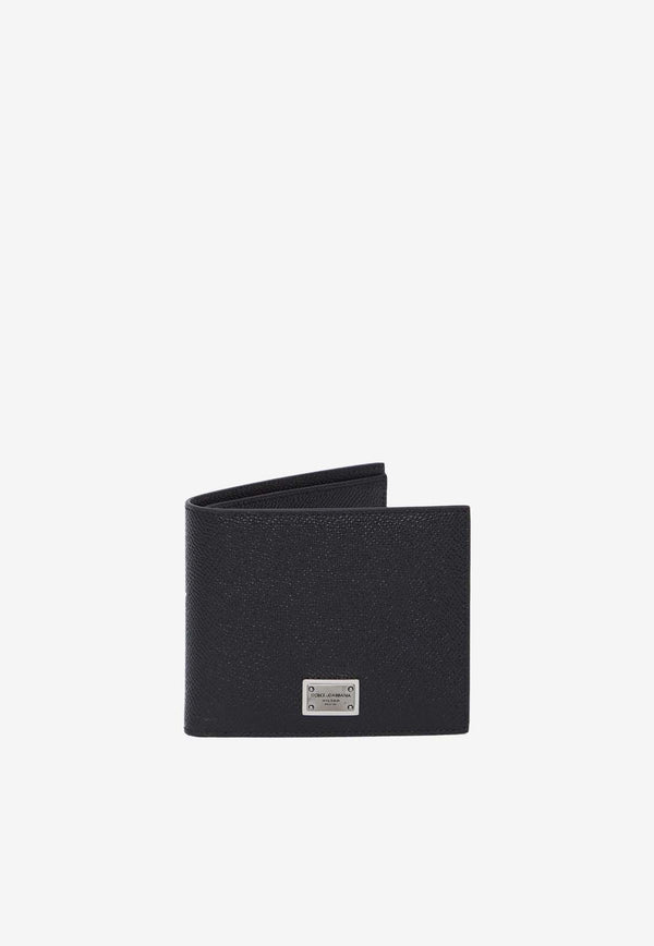 Dolce & Gabbana Logo-Plate Bi-Fold Wallet BP1321-AG219-80999