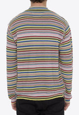 Maison Margiela Striped Crewneck T-shirt S50HL0013-S18404-001F