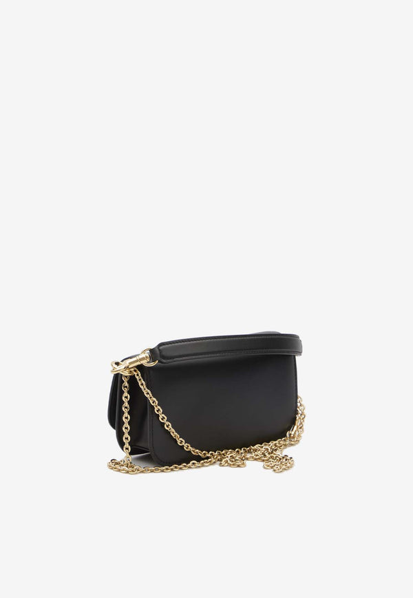 Dolce & Gabbana 3.5 Crossbody Bag in Calf Leather Black BB7603-AW576-80999
