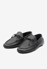 Valentino VLogo Signature Leather Loafers Black 4Y2S0H19-LDL-0NO