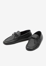 Valentino VLogo Signature Leather Loafers Black 4Y2S0H19-LDL-0NO