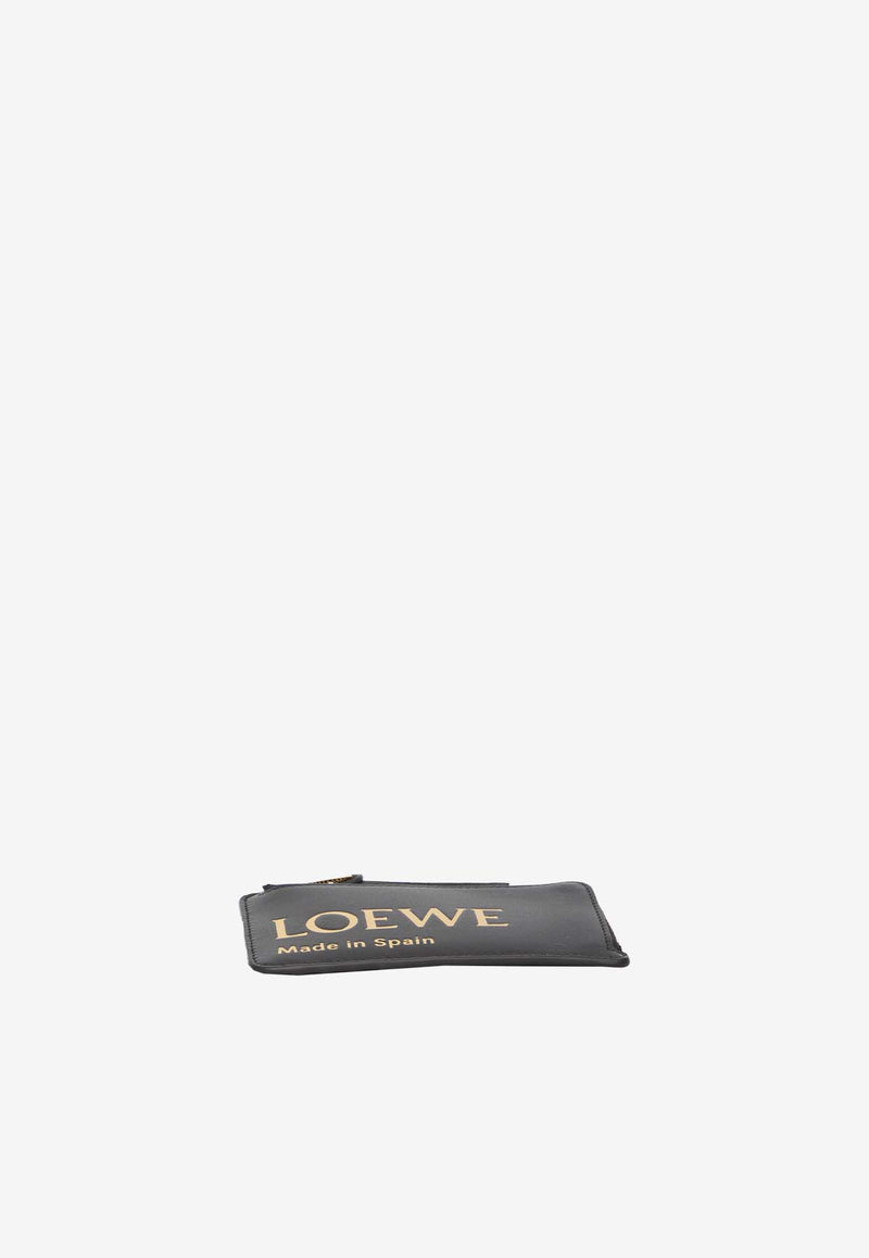 Embossed Logo Zip Cardholder Loewe CLE0Z40X01--1100