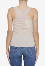 Max Mara Abbono Cashmere Tank Top Beige 2411361191-600-002