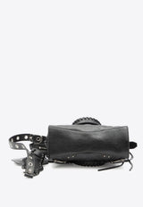 Balenciaga XS Neo Cagole Nappa Leather Top Handle Bag Black 700940-210B0-1000