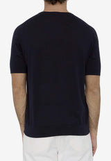 John Smedley Kempton Solid Sweater Navy KEMPTON--NAVY