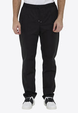 Valentino Straight-Leg Drawstring Pants Black 3V3RB5229HD--0NO