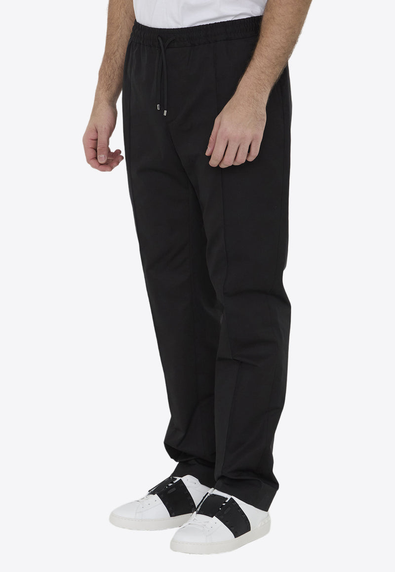 Valentino Straight-Leg Drawstring Pants Black 3V3RB5229HD--0NO