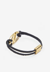 Valentino VLogo The Bold Edition Bracelet Black 4W0J0W13-WZK-0NO