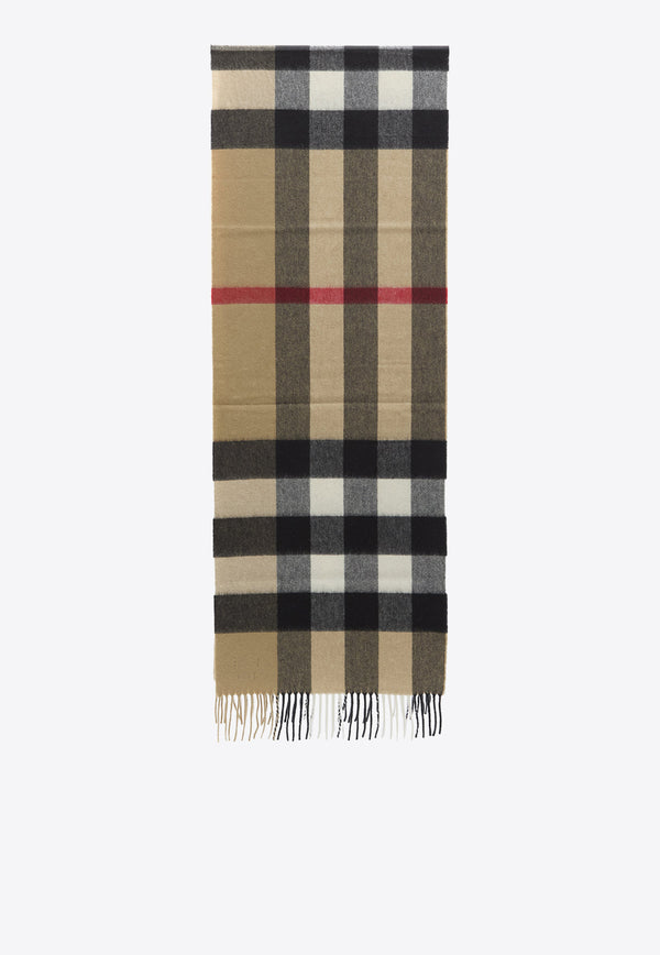 Burberry Vintage Check Cashmere Scarf 8077890--A7026 Beige