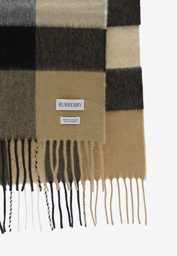 Burberry Vintage Check Cashmere Scarf 8077890--A7026 Beige