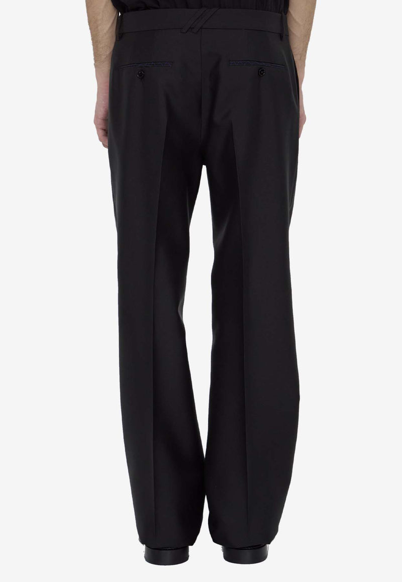 Burberry Straight-Leg Tailored Pants Black 8088592--A1189