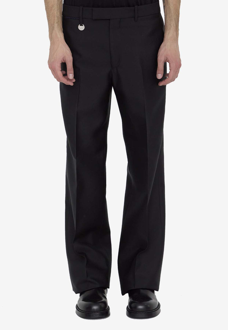 Burberry Straight-Leg Tailored Pants Black 8088592--A1189