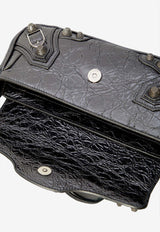 Balenciaga XS Le Cagole Leather Crossbody Bag Gray 771670-0GT3Y-1314