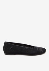 Burberry EKD Mesh Ballet Flats Black 8088424--A1189