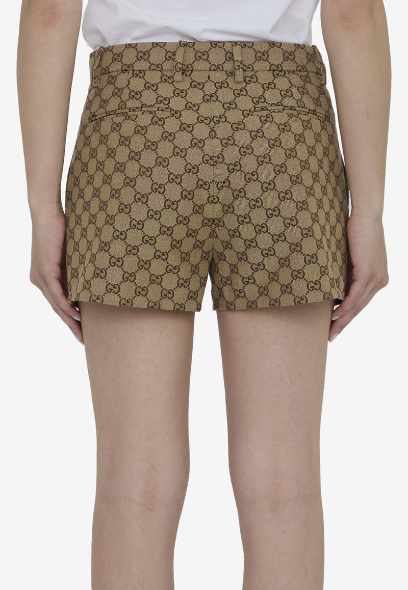 Gucci GG Pattern Shorts 788906-ZAF4S-2190 Beige