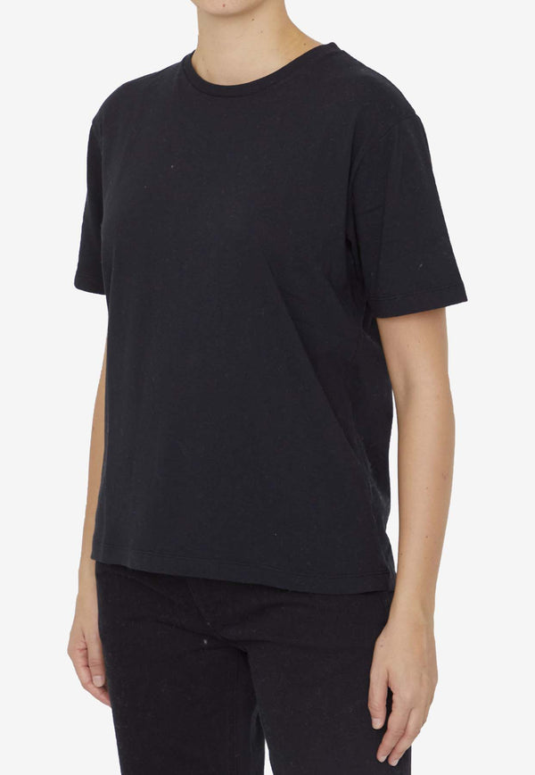 Khaite Mae Short-Sleeved T-shirt 2196138-W138-200 Black
