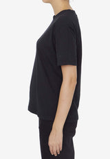 Khaite Mae Short-Sleeved T-shirt 2196138-W138-200 Black