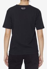 Khaite Mae Short-Sleeved T-shirt 2196138-W138-200 Black