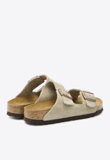 Birkenstock Arizona Suede Sandals Gray 951303--TAUPE